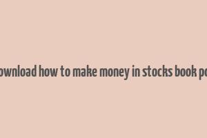 download how to make money in stocks book pdf