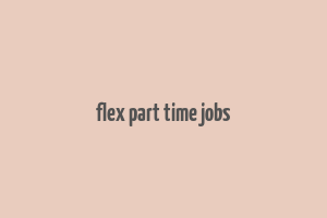 flex part time jobs