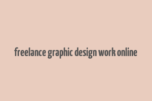 freelance graphic design work online