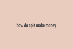 how do apis make money