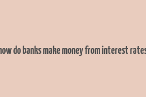 how do banks make money from interest rates