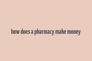 how does a pharmacy make money