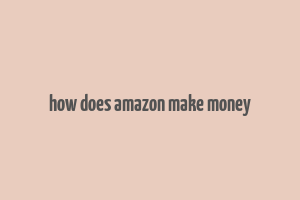 how does amazon make money