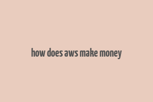 how does aws make money