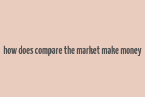 how does compare the market make money