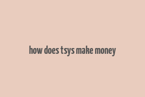 how does tsys make money