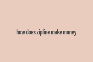 how does zipline make money