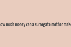 how much money can a surrogate mother make