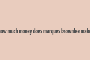 how much money does marques brownlee make