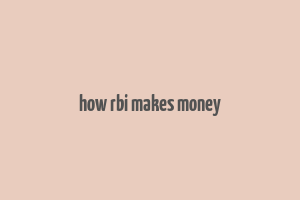 how rbi makes money