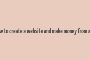 how to create a website and make money from ads