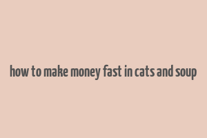 how to make money fast in cats and soup