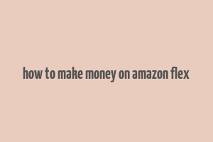 how to make money on amazon flex