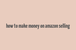 how to make money on amazon selling