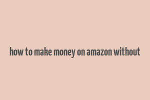 how to make money on amazon without