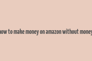 how to make money on amazon without money