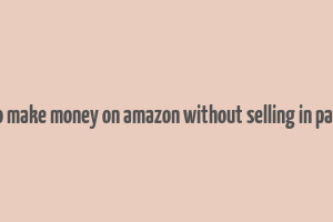 how to make money on amazon without selling in pakistan