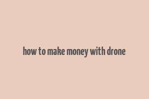 how to make money with drone