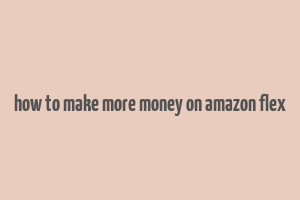 how to make more money on amazon flex