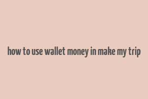 how to use wallet money in make my trip