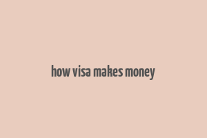 how visa makes money