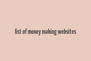 list of money making websites