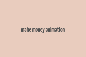 make money animation