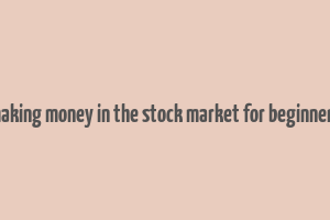 making money in the stock market for beginners