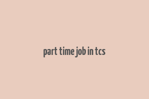 part time job in tcs