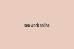 seo work online