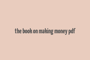 the book on making money pdf