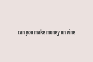 can you make money on vine