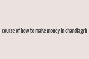 course of how to make money in chandiagrh