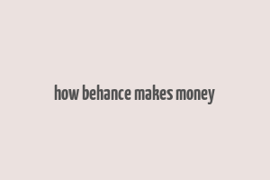 how behance makes money