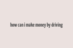 how can i make money by driving