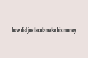 how did joe lacob make his money