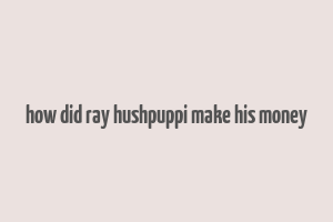 how did ray hushpuppi make his money