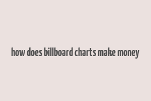 how does billboard charts make money