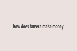 how does kuvera make money