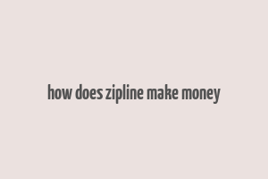 how does zipline make money