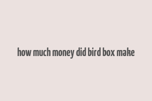 how much money did bird box make