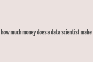 how much money does a data scientist make