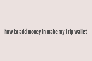 how to add money in make my trip wallet