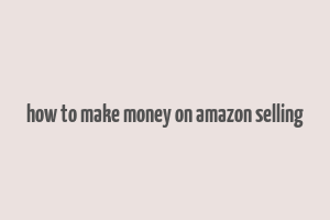 how to make money on amazon selling