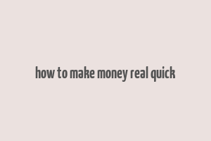 how to make money real quick