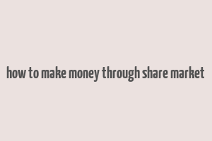 how to make money through share market