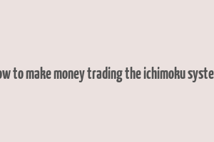 how to make money trading the ichimoku system