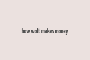 how wolt makes money