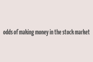 odds of making money in the stock market