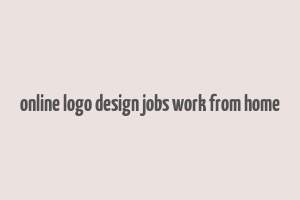 online logo design jobs work from home